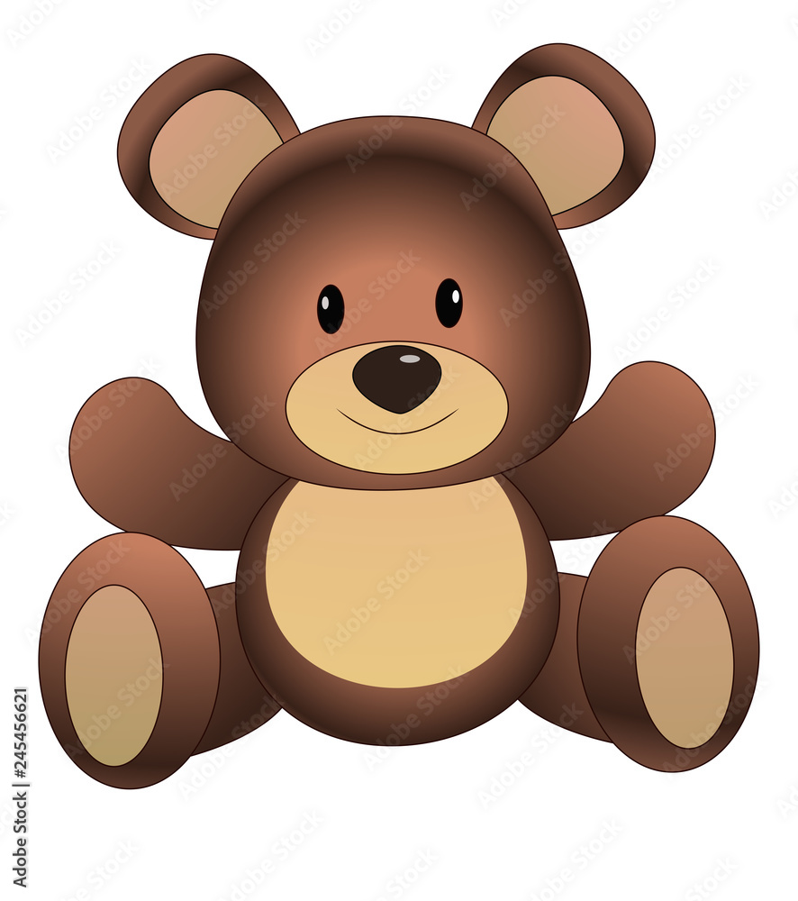 Cute cartoon Teddy bear Cute cartoon Teddy bear