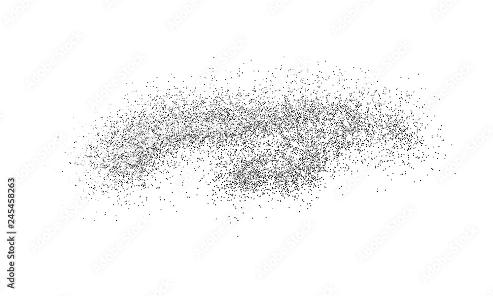 Shiny silver glitter on white background, top view Shiny silver glitter on white background, top view