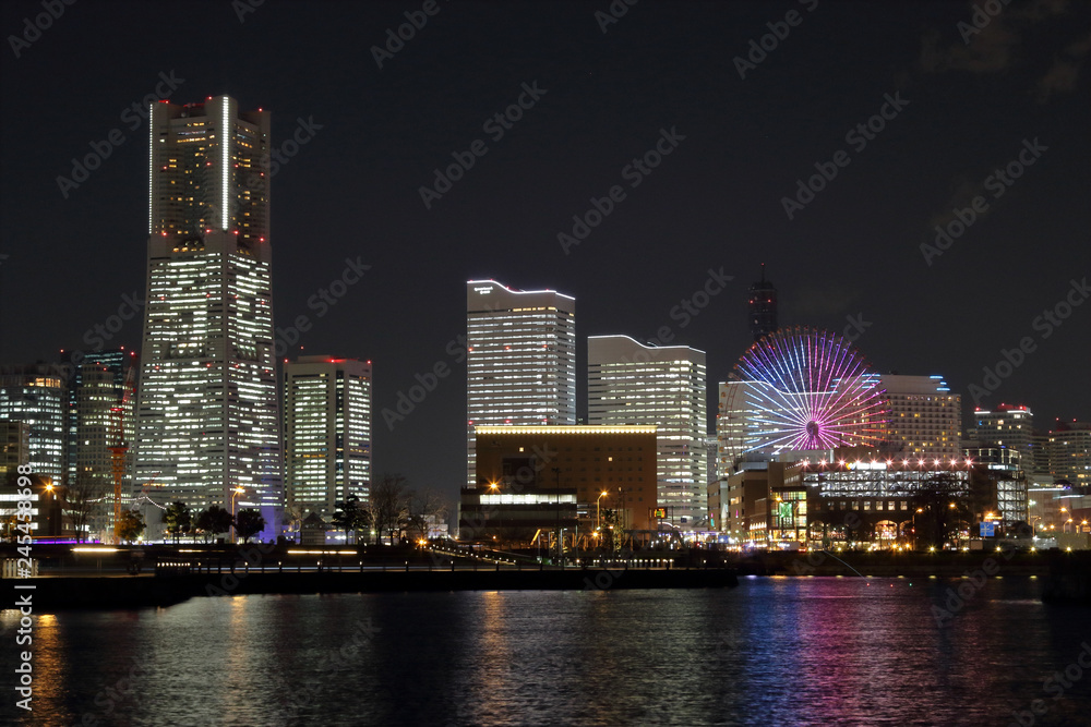 横浜港の夜景