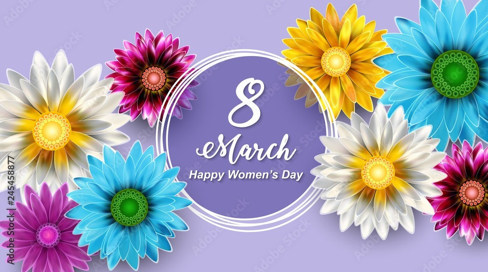 Women's Day, March 8. Happy Mother's Day Women's Day, March 8. Happy Mother's Day