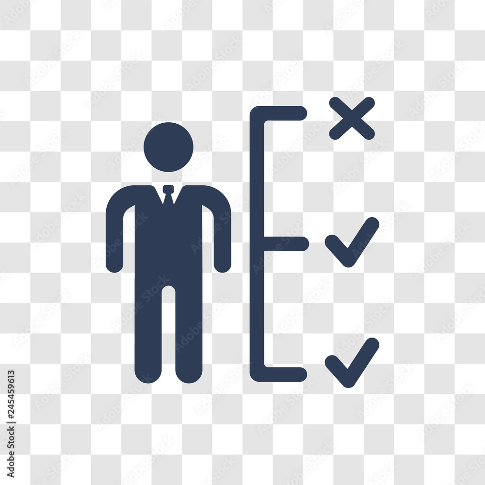 Fotografie Businessman and tactics icon vector
