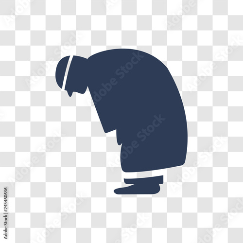Ruku Posture icon vector