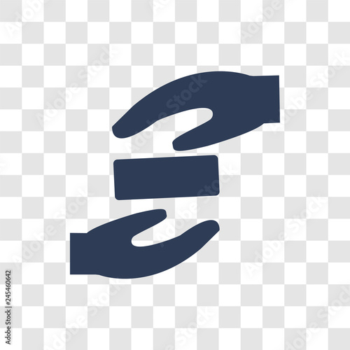 Sadaqah icon vector