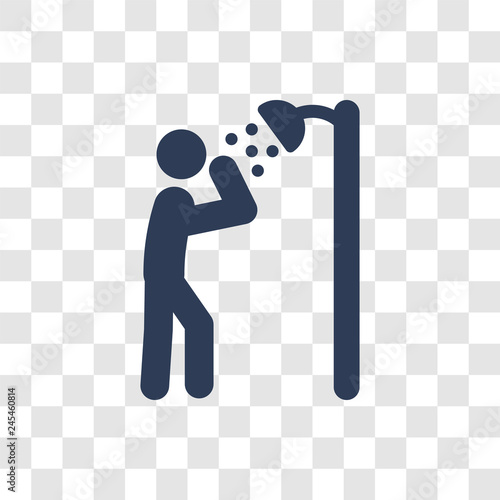 Dousing Shower icon vector