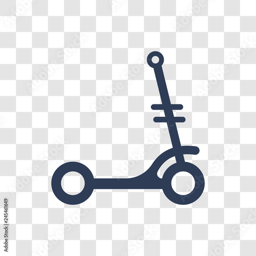 Kick scooter icon vector