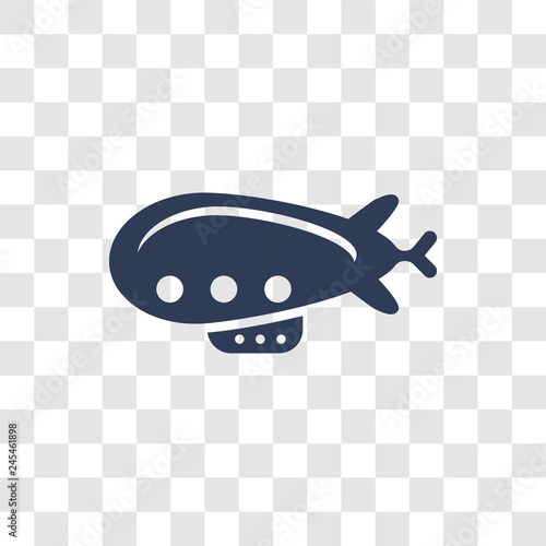Zeppelin icon vector