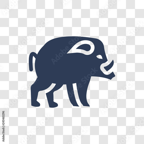 Boar icon vector