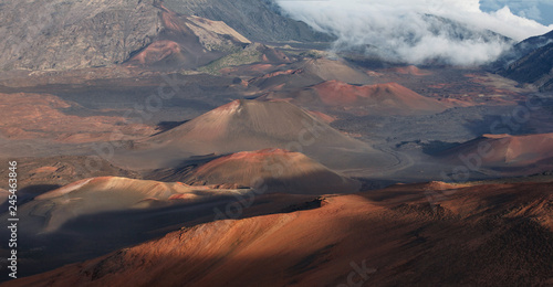Detail of Haleakala Crater in Maui (Panorama)