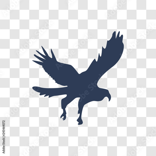 Hawk icon vector