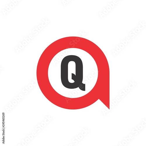 QQ logo letter design