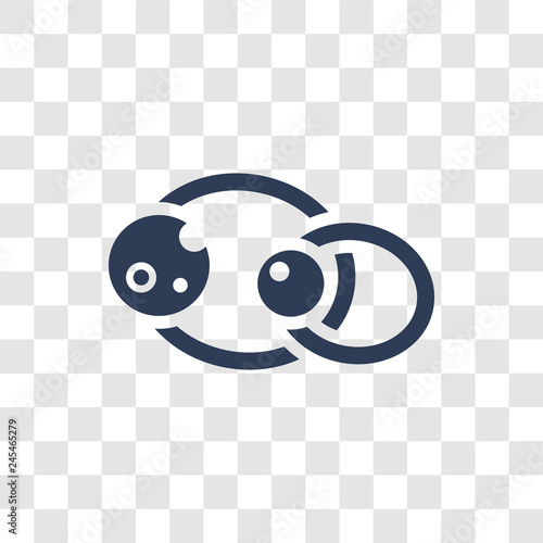 Eccentricity icon vector