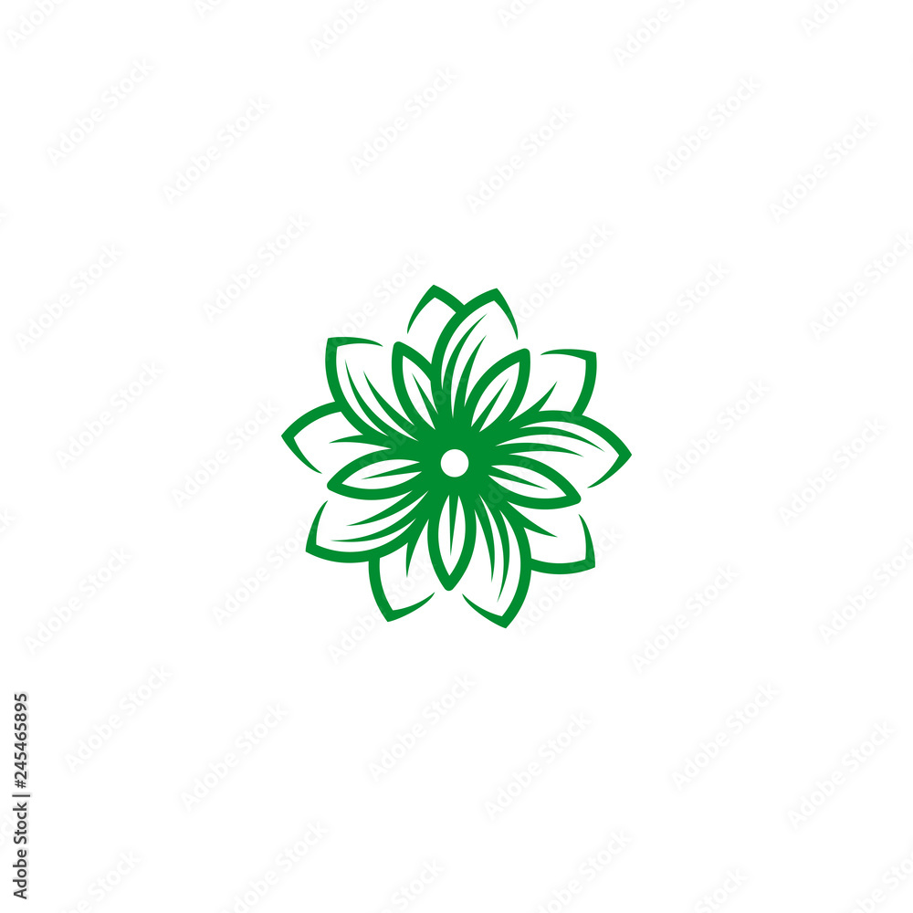 abstract flower natural icon symbol vector illustration abstract flower natural icon symbol vector illustration