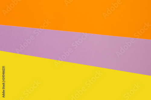 Yellow  orange and purple background. Colorful texture. Minimal concept. Creative concept. Pop Art. 