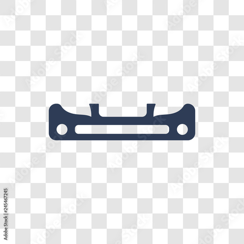 car bumper icon vector