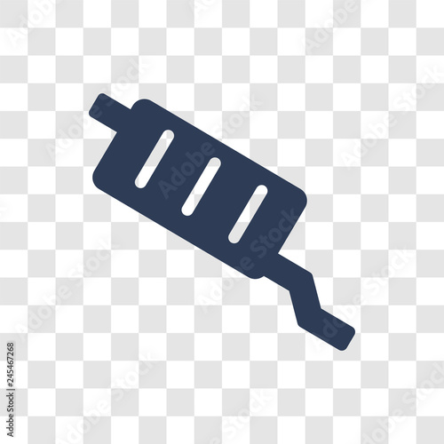 фотографія car catalytic converter icon vector