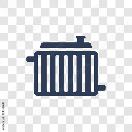 car radiator icon vector