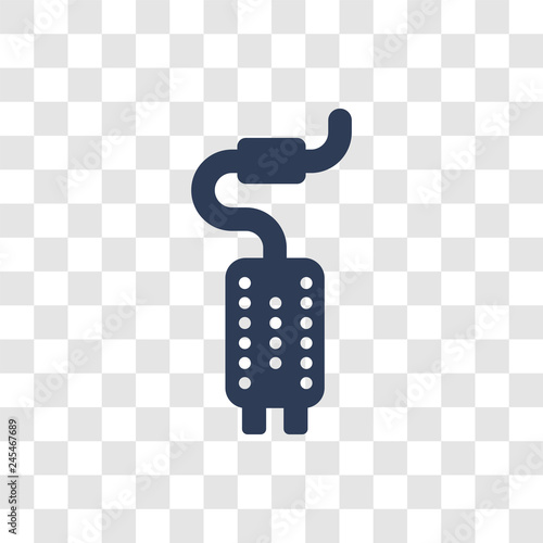 car silencer icon vector