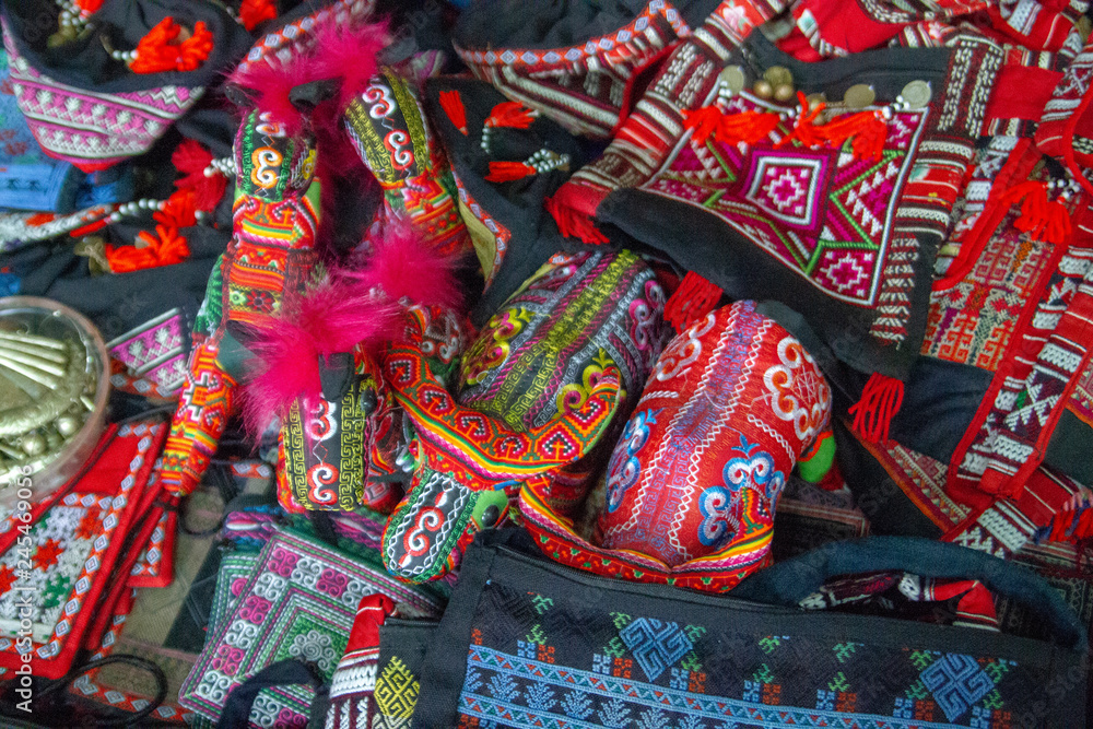 Vietnamese Yao fabrics