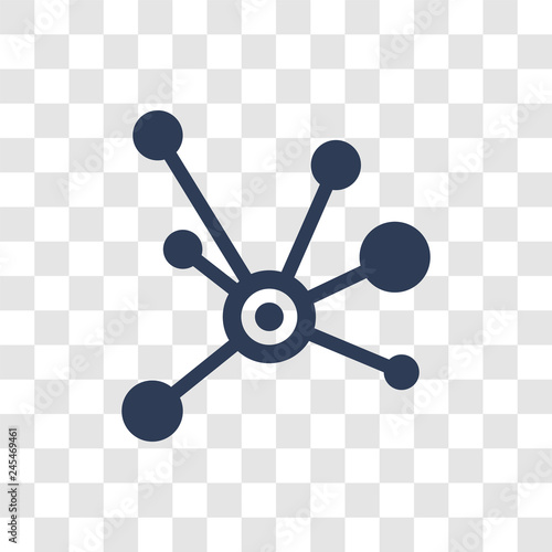 Decentralized icon vector