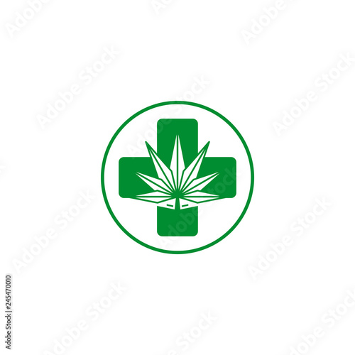 Marijuana icon, Cannabis symbol design vector illustration