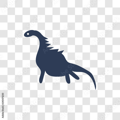 Loch ness monster icon vector