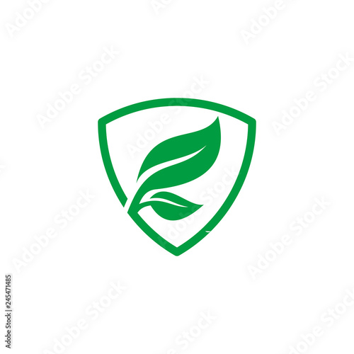 Free Download Natural leaf, eco flower icon symbol design vector illustration - GFXLoad