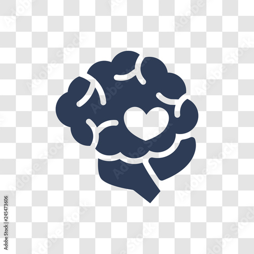 Emotional intelligence icon vector