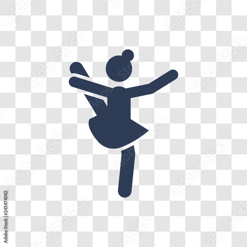 Acrobat Woman icon vector