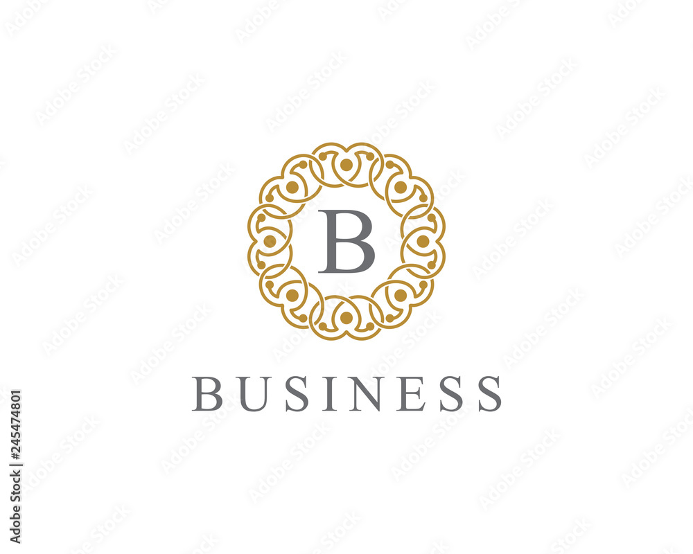 Abstract Ornament Outline Frame Logo Icon 002 Abstract Ornament Outline Frame Logo Icon 002