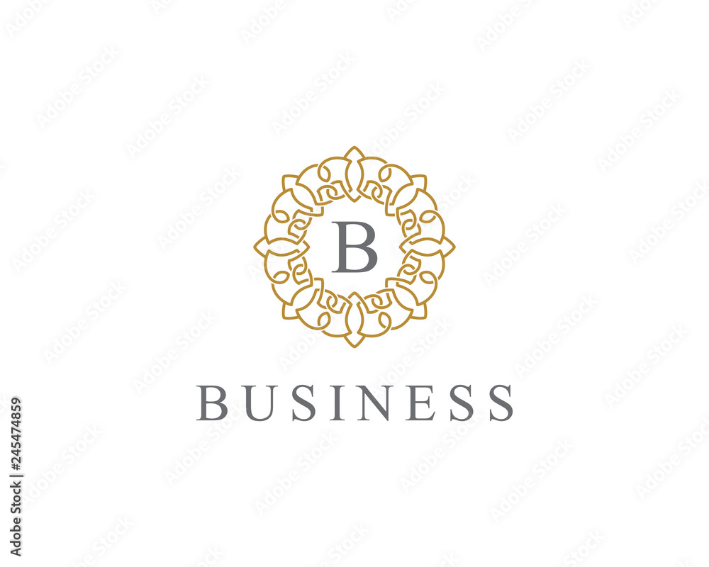 Abstract Ornament Outline Frame Logo Icon 005 Abstract Ornament Outline Frame Logo Icon 005