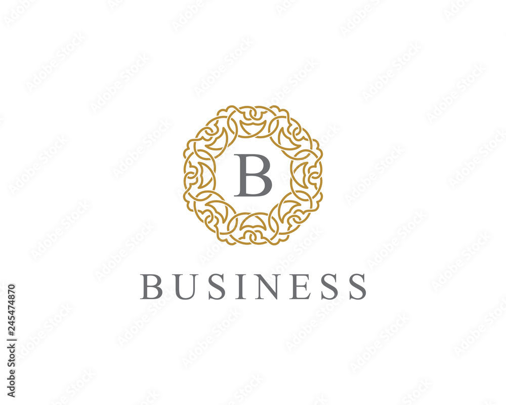 Abstract Ornament Outline Frame Logo Icon 006 Abstract Ornament Outline Frame Logo Icon 006