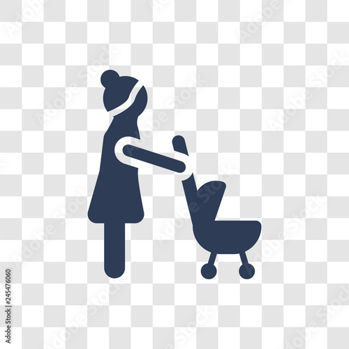 Baby sitter icon vector