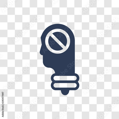 Restrict icon vector