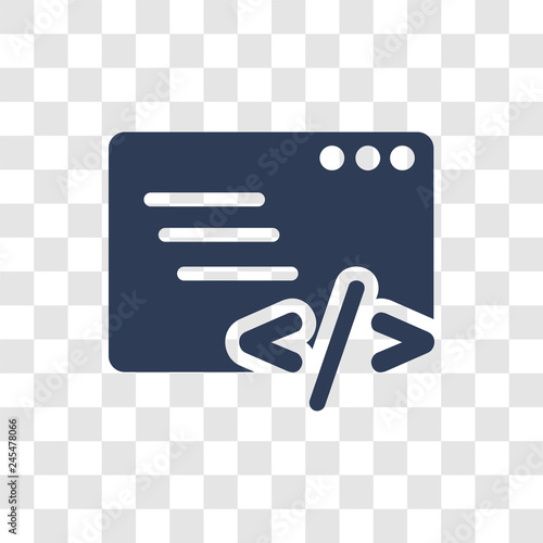 Back End icon vector