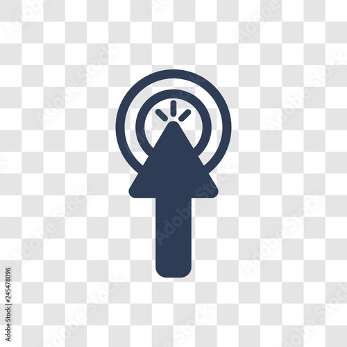 Click through rate icon vector