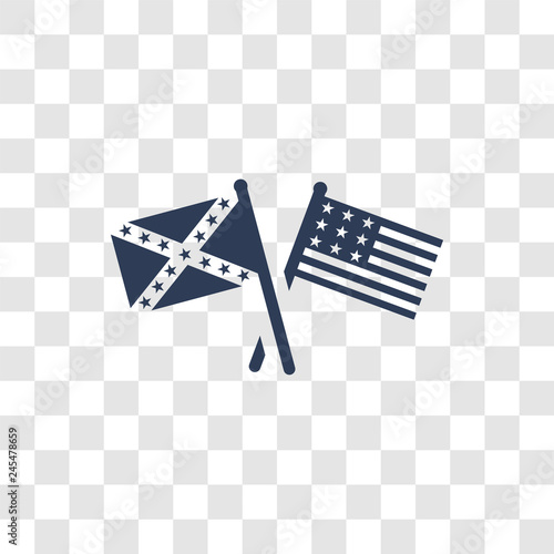american civil war icon vector