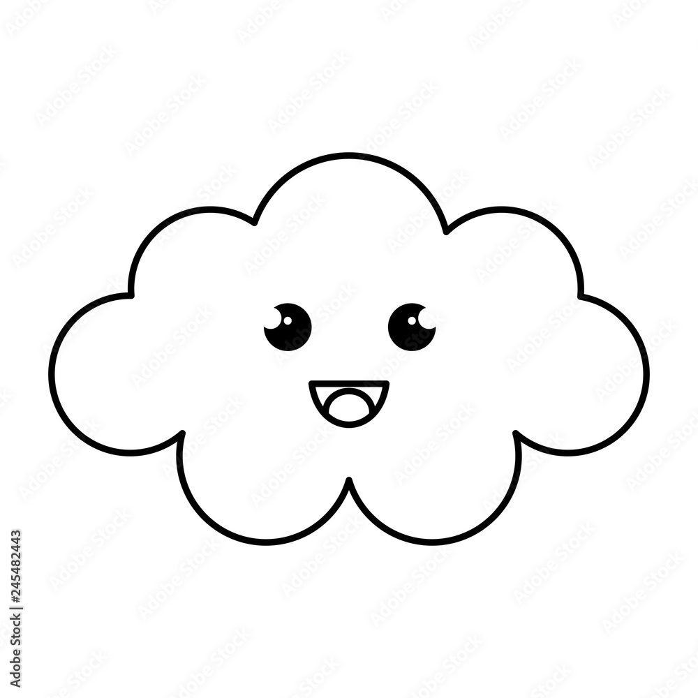 cute cloud kawaii character cute cloud kawaii character