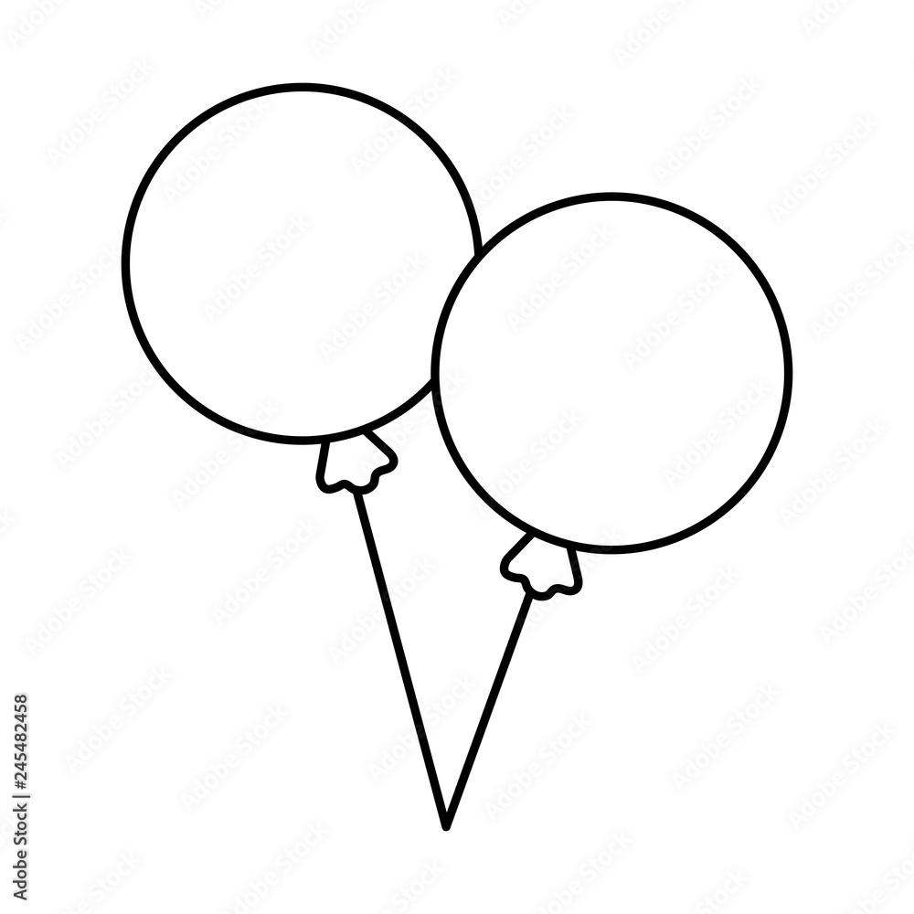 balloons helium floating icon balloons helium floating icon