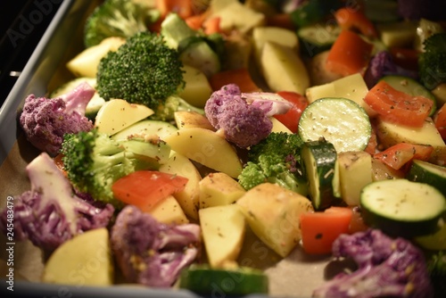 potatoes and vegetables oven roasted
