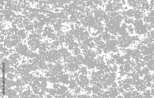 Abstract gray background with stains, blots drawing in a chaotic manner