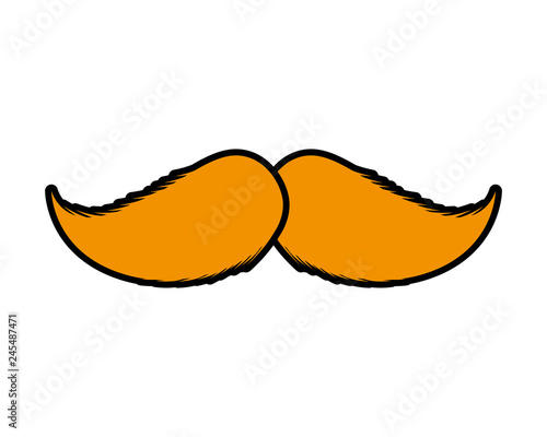 mustache style hipster accessory
