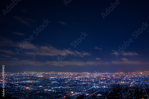 生駒山からの夜景