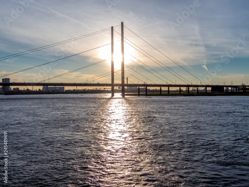 Bridge on sunset