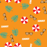 Summer color seamless pattern