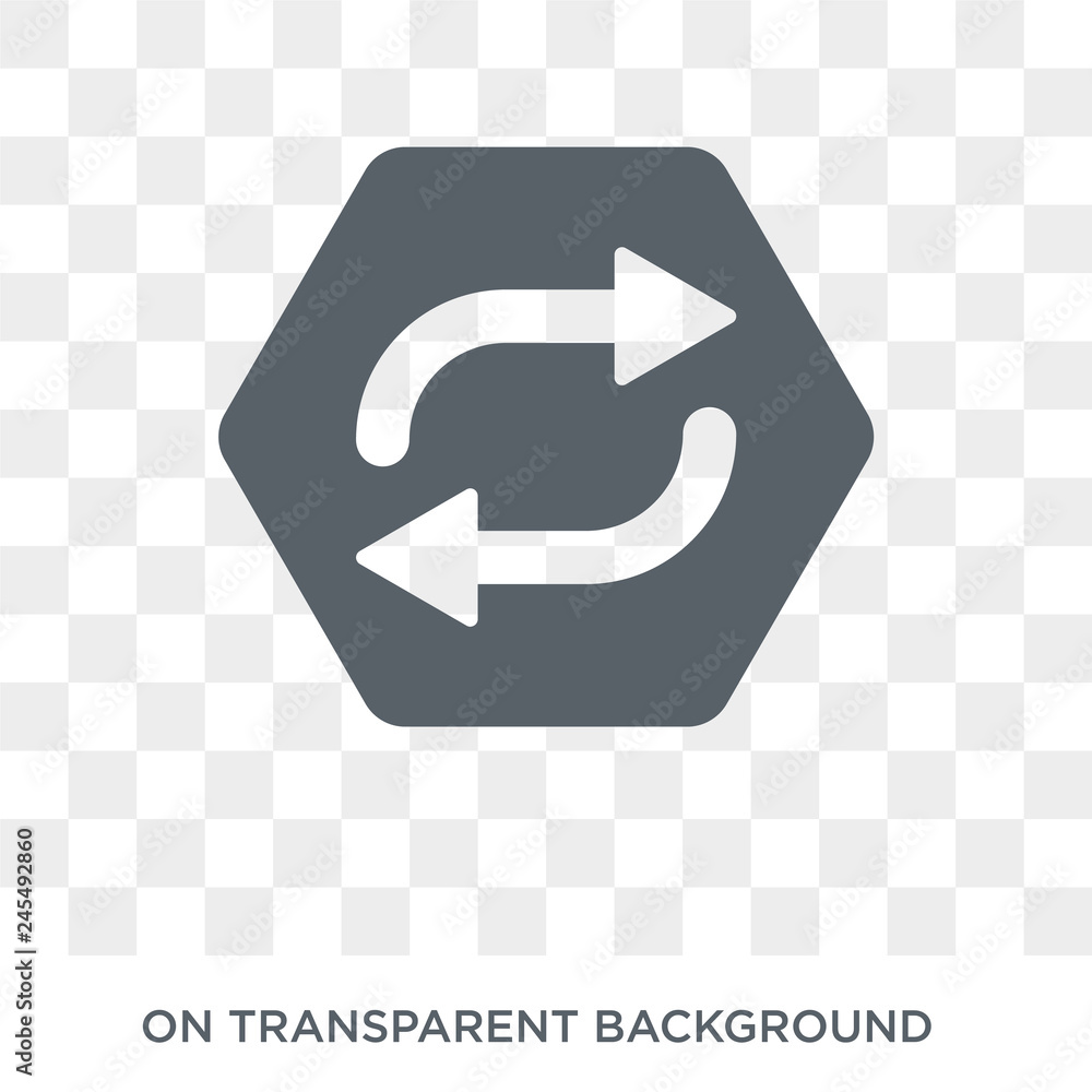 Repeat icon. Repeat design concept from collection. Simple element vector illustration on transparent background. Repeat icon. Repeat design concept from collection. Simple element vector illustration on transparent background.