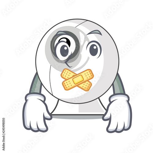 Silent cartoon webcam in funny that shape