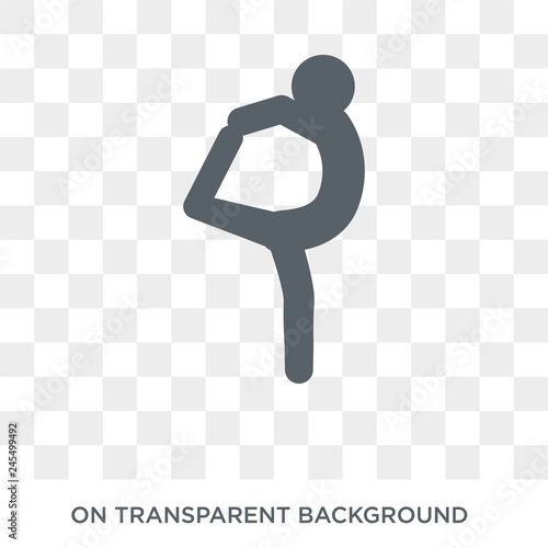 Gymnastics icon. Trendy flat vector Gymnastics icon on transparent background from sport collection. High quality filled Gymnastics symbol use for web and mobile