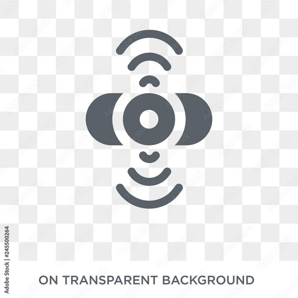 Sensor icon. Trendy flat vector Sensor icon on transparent background from  smart home collection. High quality filled Sensor symbol use for web and  mobile Stock-Vektorgrafik | Adobe Stock