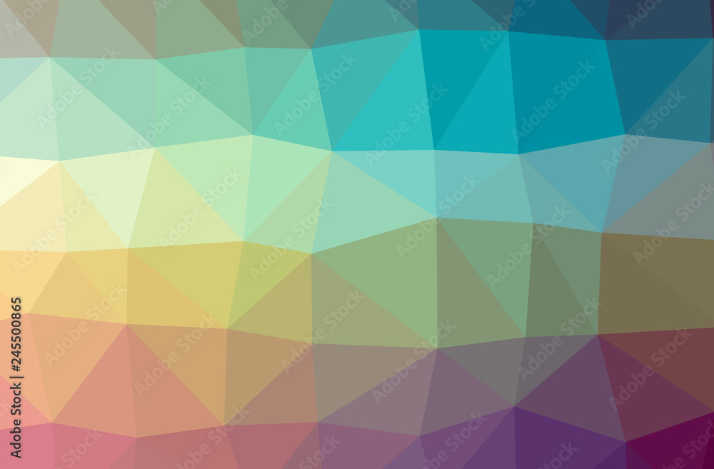 Illustration of abstract Blue, Yellow, Green And Red horizontal low poly background. Beautiful polygon design pattern. Illustration of abstract Blue, Yellow, Green And Red horizontal low poly background. Beautiful polygon design pattern.