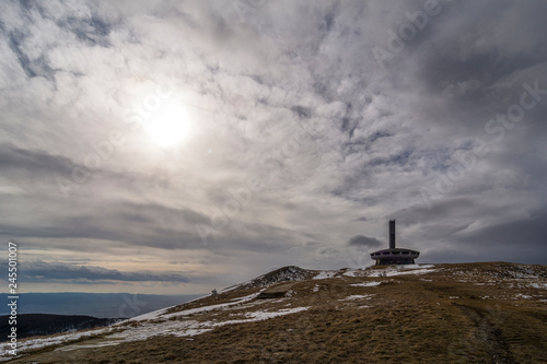 abandoned communism monument in bulgaria